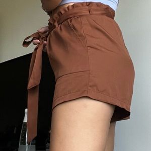 Dizzy Lizzy Brown Shorts